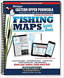 Eastern Upper Peninsula Michigan Fishing Map Guide (Sportsman's Connection)