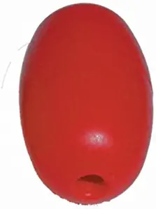 Float, 5" x 3", Red