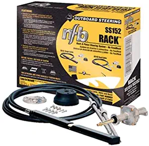 Seastar SS152xx No Feedback Pro Rack Steering Kit With Dual Steering Cable