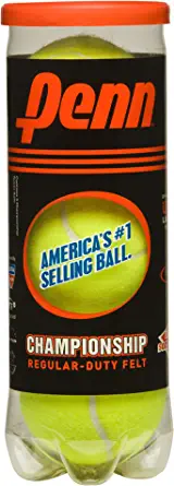 Penn Championship Tennis Balls - Regular Duty Felt Pressurized Tennis Balls