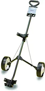 JEF WORLD OF GOLF Deluxe Steel Push Cart