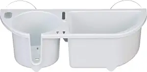 Seachoice Cruisin' Caddy, UV-Resistant Marine Boat Beverage and Item Organizer, White
