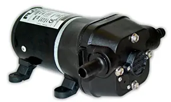 FloJet 04105143A Marine Freshwater Shower Drain Pump (3.3-GPM, 12-Volt, 6-Amp), White