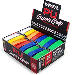 Karakal Multi Colour Pu Super Replacement Grip (24 Pack)