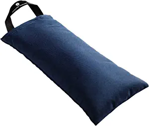 Hugger Mugger Unfilled 10lb Yoga Sandbag - Adds Weight to Your Poses, Zipper Cover, Sturdy Handle, Durable Material, Not Filled with Sand