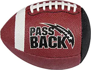 Passback Junior Rubber Football, Ages 9-13, Youth Training Football