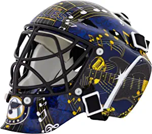Franklin Sports NHL Team Logo Mini Hockey Goalie Mask with Case - Collectible Goalie Mask with Official NHL Logos and Colors