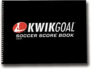 Score unisex adult Soccer score book, Black, 8 1 2-Inch H x 11-Inch W US