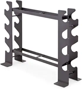 Marcy Compact Dumbbell Rack Free Weight Stand for Home Gym DBR-56 , Black, 20.50 x 8.50 x 27.00 inches