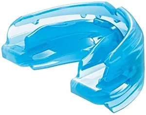 Shock Doctor Double Braces Mouth Guard. Upper and Lower Teeth Protection. Mouthguard No Boil / Instant Fit. For Youth, Teenager, Kids and Adults. Mouth Piece OSFA