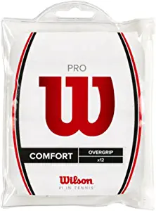 Wilson Pro Overgrip-Comfort 12 Pack. White