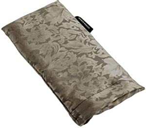 Hugger Mugger Silk Eye Pillow with Flaxseed Filling - Organic Flaxseed Filling, Scent-Free Relaxation, Light Weight, Chill in Freezer, Washable Cover