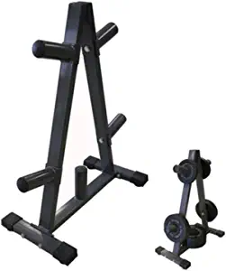 Amber Fight Gear Olympic 2" Plate Weight Rack Plate Tree Olympic Plate Storage Rack