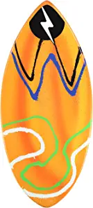 Zap Skimboards - Classic Series Wedge Medium Skimboard 45" (1/2" Thick) - Assorted Colors - Continuous Core with E-Glass Wrap, Polyester Resin, and TuffCoat Gloss Finish