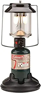 Coleman Gas Lantern | 1000 Lumens QuickPack 2-Mantle Propane Lantern with Carry Case