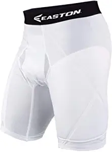 Easton | Elite Sliding Short | Foam Padded | White | Adult & Youth Sizes