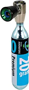 Genuine Innovations G2673, AirChuck, Lightweight, Bicycle CO2 Inflator, weight 16g, Black