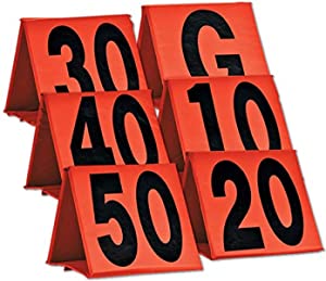 CHAMPRO Non-Weighted Football Yard Markers - 13" x 13"