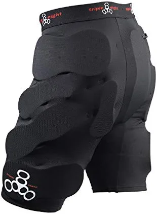 Triple Eight Bumsaver Men's Padded Shorts for Skateboarding and Snowboarding