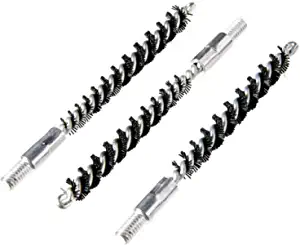 Tipton Nylon Bore Brush .17 Caliber 3 Pack with Durable Wire Core and Nylon Bristles for Firearm Cleaning and Maintenance