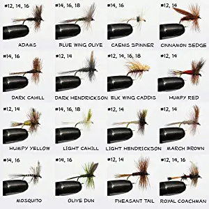 Barnsley 100 Assorted Dry and Nymph Fly Fishing Flies