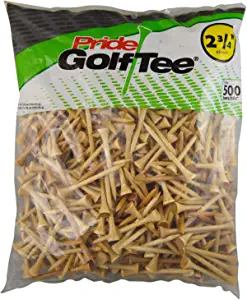 PRIDE GOLF TEE, 2-3/4 inch Deluxe Tee, 500 Count