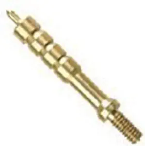 Tipton Solid Brass Gun Jag .20 Cal with 5-40 Threads and Pointed Tip for Cleaning and Maintaining Firearms