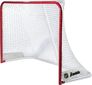 Franklin Sports Street Hockey Goal - Official Regulation Steel Hockey Net - Street Hockey Goal Set - 72" x 48"