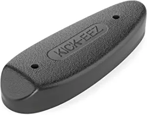 Kick-EEZ Grind to Fit Recoil Pad Sporting Clay Black 2" X 5 5/8" X 1 1/8" | Screw-On Backing for Shotgun or Rifle | Butt Stock Pads Shooting Accessories
