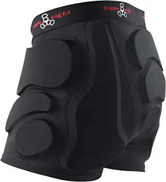Triple Eight RD Bumsaver Women's Padded Shorts for Roller Derby, Skateboarding and Skating