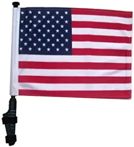 SSP Flags USA Golf Cart Flag EZ On & Off Bracket