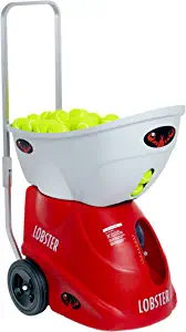 Lobster Sports Tennis Ball Machine - Automatic Portable Tennis Ball Launcher for Training and Practice - Pre-Programmed and Custom Drills, Complete Match Simulation Shot Variety