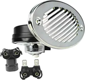 Seachoice Hidden Boat Horn, ABYC and NMMA Standard, Stainless Steel Cover