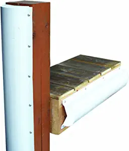 Dock Edge + Inc. PVC Piling Bumper (White, 6-Feet)