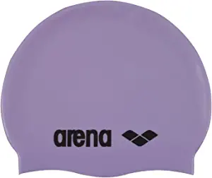 Arena Unisex Silicone Swim Cap for Adults, Training and Racing, 100% Silicone, Wrinkle-Free, Solids and Prints