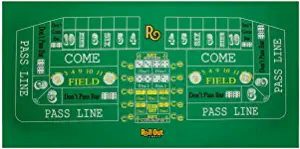 Roll Out Gaming No-Slip Rubber Foam Casino Table Top Layout