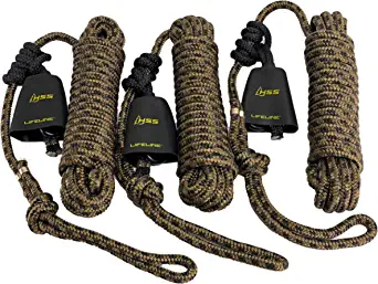 Hunter Safety System Non-Reflective Lifeline for Tree-Stand Hunting Safety Harness