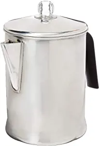 Primula Today Aluminum Stove Top Percolator Maker Durable, Brew Coffee On Stovetop, 9 Cup