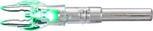 Nockturnal-X Lighted Archery Nocks for Arrows with .204 Inside Diameter Including Gold Tip Kinetic, Easton, Axis FMJ, Trophy Ridge, and Carbon Impact, HOT and More