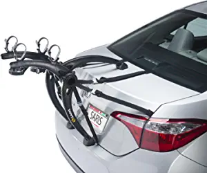 Saris Bike Racks, Bones Car Trunk Bicycle Rack Carrier, Mounts 2 Bikes, Black