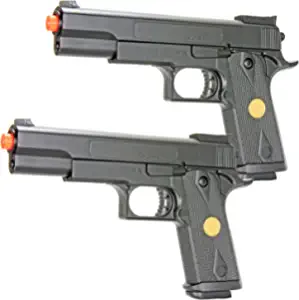 bbtac dual spring p169 spring pistols 260 fps spring airsoft gun (two pack)(Airsoft Gun)