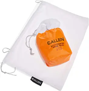 Allen Backcountry Quarter Bags / Meat Bags for Hunting - 4-Pack, Heavy Duty, Reusable, Drawstring, 2-Sizes, 20" x 30"
