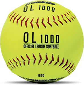 Franklin Sports Official Size Softballs - 12" Softballs - Fastpitch Practice Softballs - Great for Practice + Training - Official Size + Weight