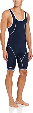 Asics Men's Snap Down Wrestling Singlet (Cardinal/White)