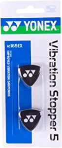 YONEX Tennis Vibration Stopper 5 Improved Vibration Dampening, Black