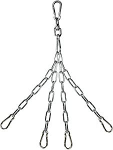 Yes4All Heavy Bag Swivel Chain with 4 Snap Hooks - Boxing Swivel Chain - Support up to 150 lbs