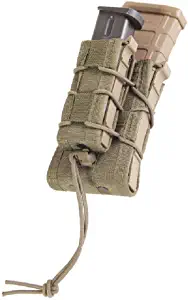 High Speed Gear Double Decker Taco Pouch | Double Stack Magazine Holster for Rifles and Pistols | MOLLE Compatible for Rapid Response
