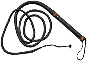 Szco Supplies Hand Made Leather Bull Whip, 9-Feet, black (891805-9)