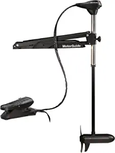 MotorGuide 940200060 X3 Freshwater Bow Mount Trolling Motor Cable Steer, Foot-Control 45-Inch Shaft, 45-Pound Peak Thrust