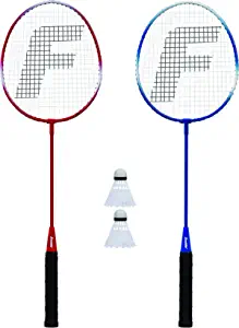 Franklin Sports Badminton Racket + Birdie Set - Replacement Badminton Equipment for Kids + Adults - 2 Player - 4 Player Badminton Racket Sets